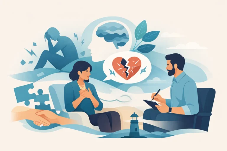 دليل اختيار معالج واع بالصدمات المناسب